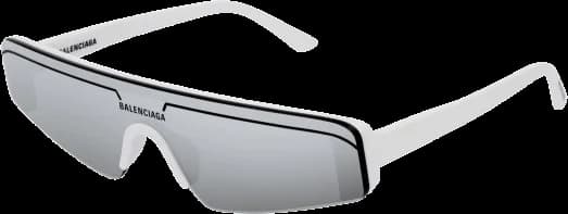 Lunettes de soleil Balenciaga Eyewear Extreme BB0003S Masque demi-cerclé vue 2