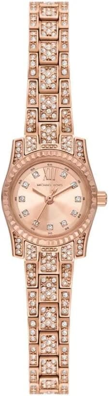 Montre Michael Kors Mini Lexington MK4863 femme or rose, acier inoxydable 19mm, quartz 5 ATM