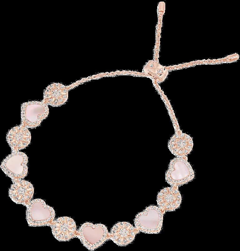 Garde-temps APM Monaco PB4381XNAC pour femme, en nacre rose, plaqué or rose 18k