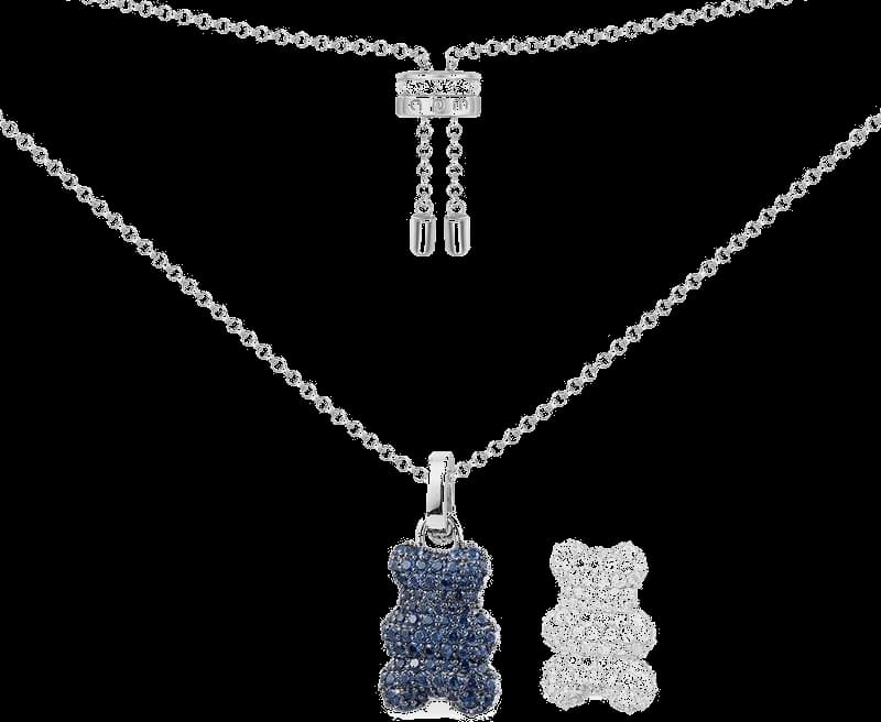 Garde-temps APM Monaco AC6431XKB pour unisexe, collier ajustable en argent 925