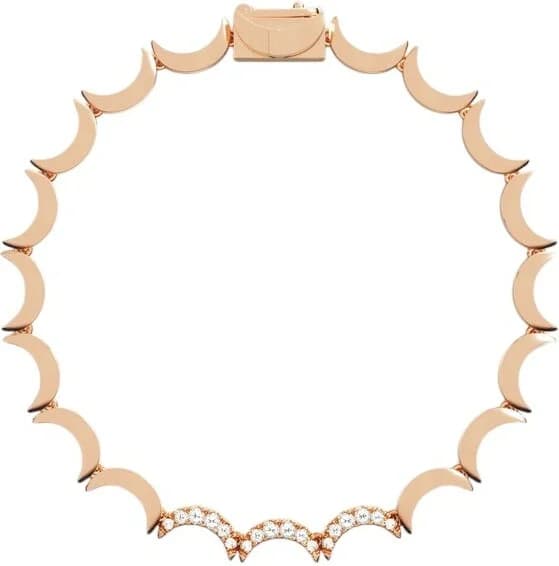 Garde-temps APM Monaco PB5401OX-S pour femme, jeu de vagues micropavé cristaux