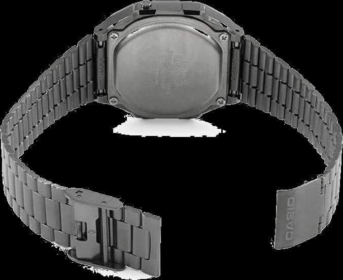Le garde-temps Casio A158WETB-ADF vu de profil