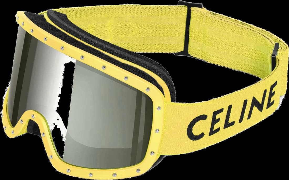 Garde-temps Celine CL40196UYW pour unisexe, jaune pour homme