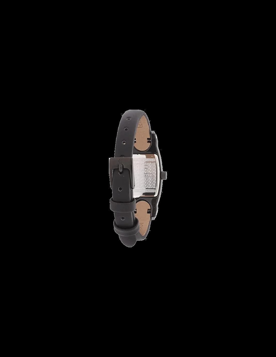 Zoom sur le cadran noir du Cerruti 1881 CRO015V222A