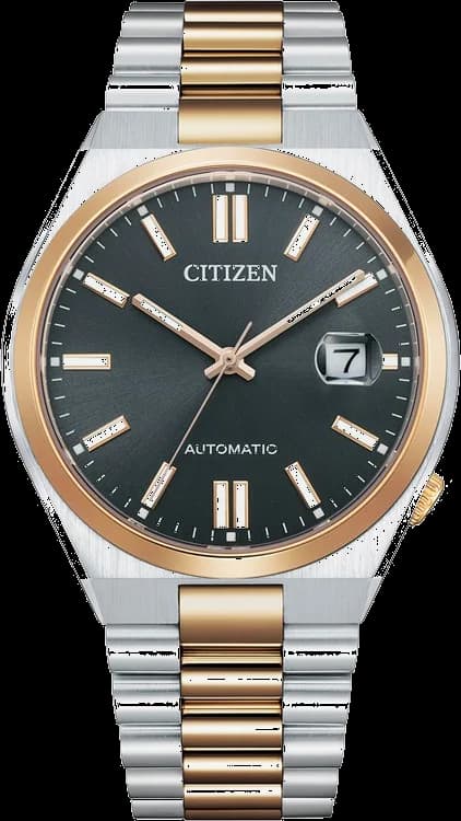 Garde-temps Citizen NJ0154-80H pour unisexe, automatique cadran gris bicolore