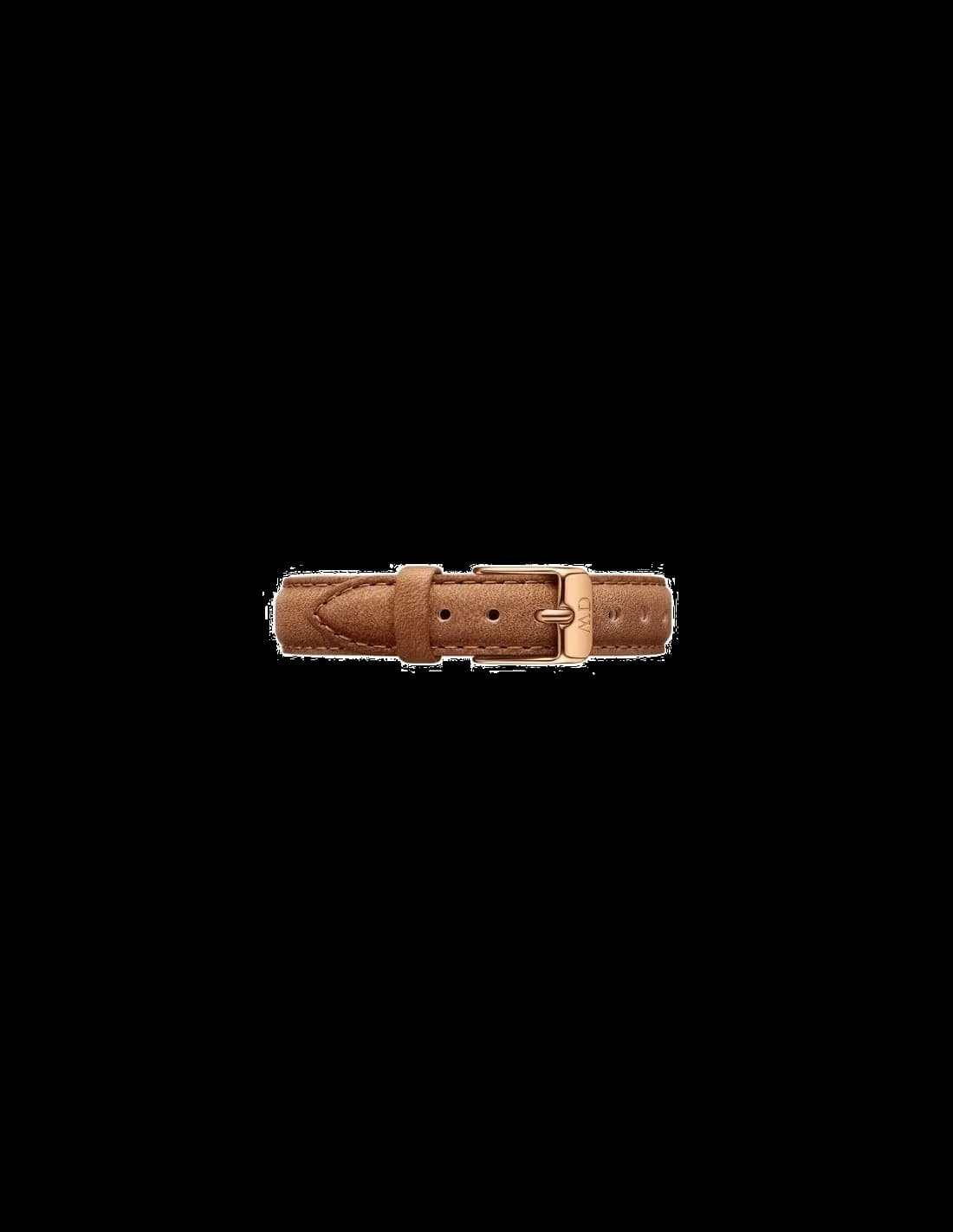Garde-temps Daniel Wellington, bracelet cuir marron