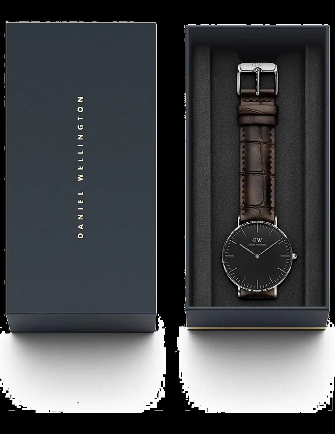 Montre Daniel Wellington DW00100146 femme verso boîtier argent