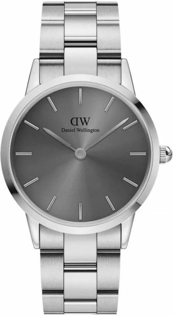 Garde-temps Daniel Wellington DW00100328 pour femme, cadran gris et bracelet acier