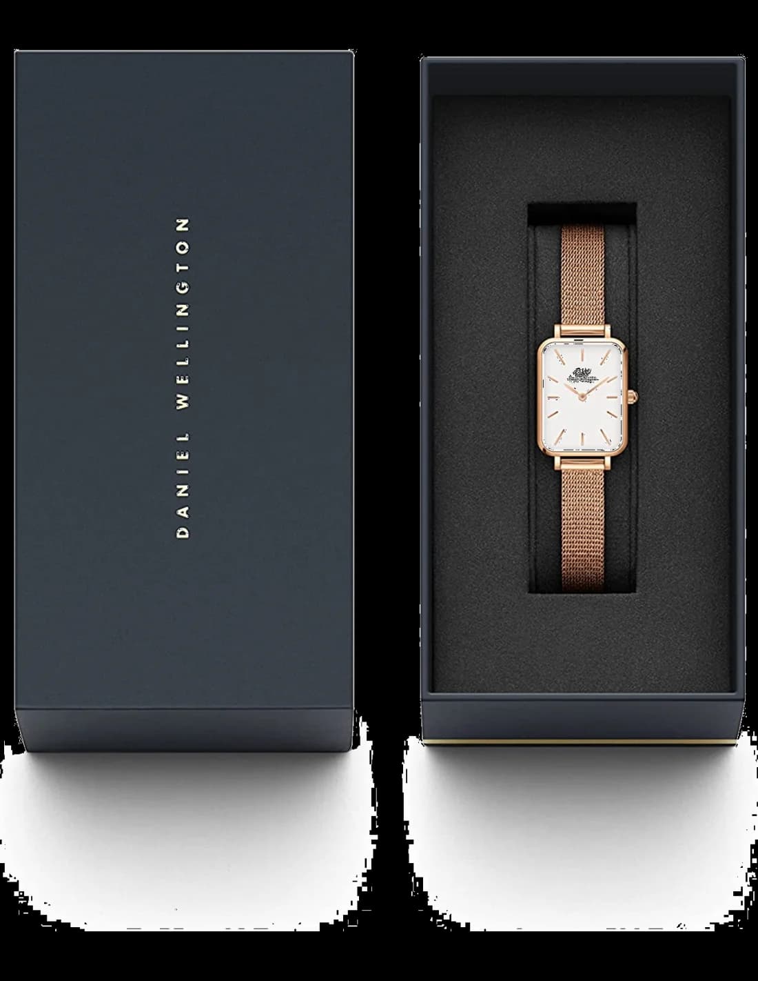 Zoom sur le cadran blanc du Daniel Wellington DW00100431