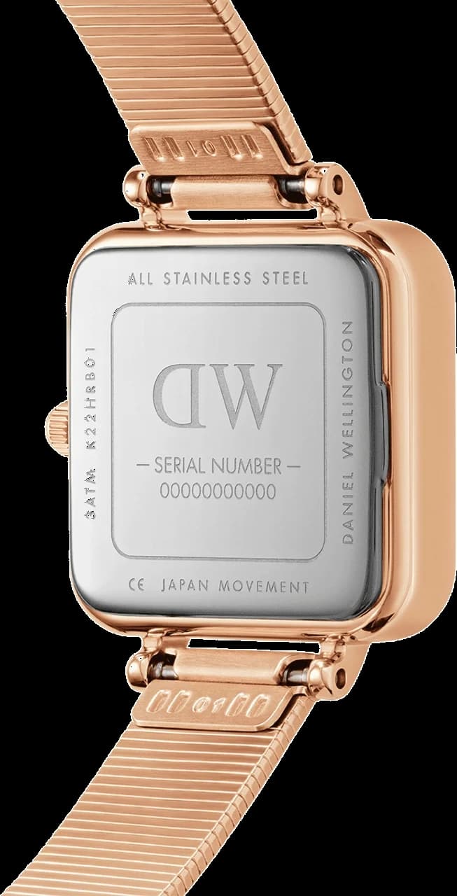 Zoom sur le cadran vert du Daniel Wellington DW00100519