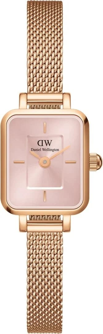 Garde-temps Daniel Wellington DW00100650 pour femme, au cadran rose nacré et bracelet acier
