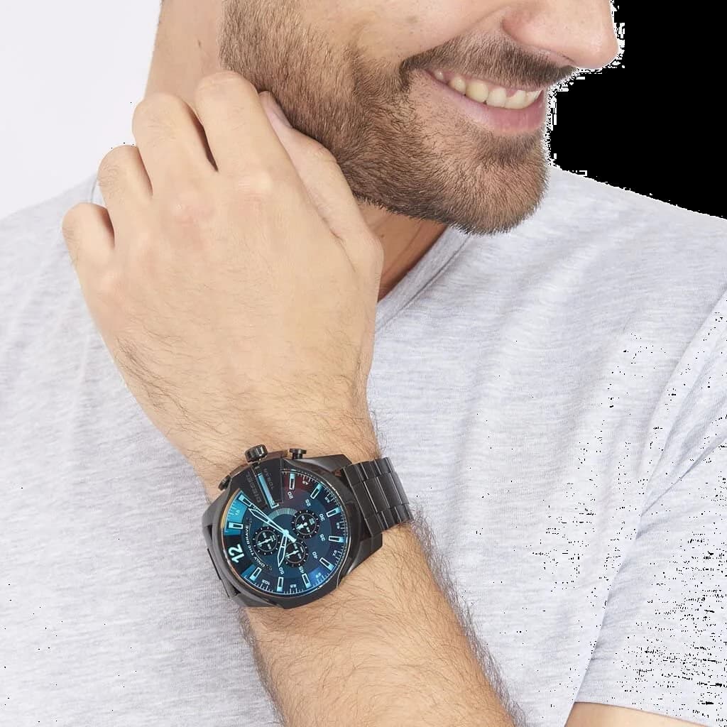 Montre Diesel DZ4318 homme verso boîtier noir
