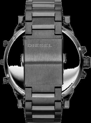 Zoom sur le cadran gris du Diesel DZ7315