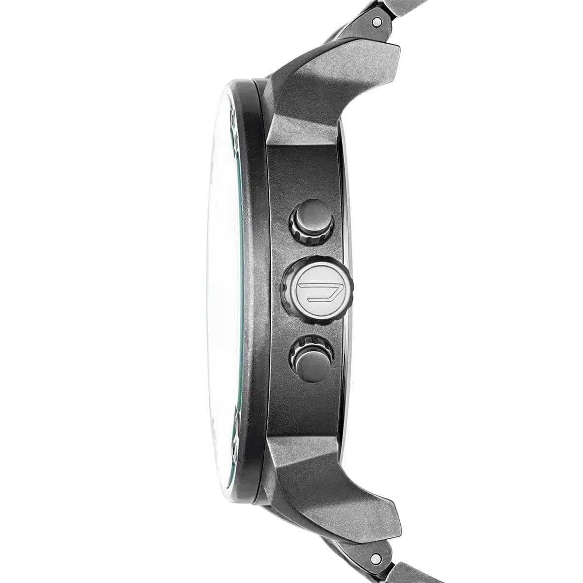 Zoom sur le cadran noir du Diesel DZ7349