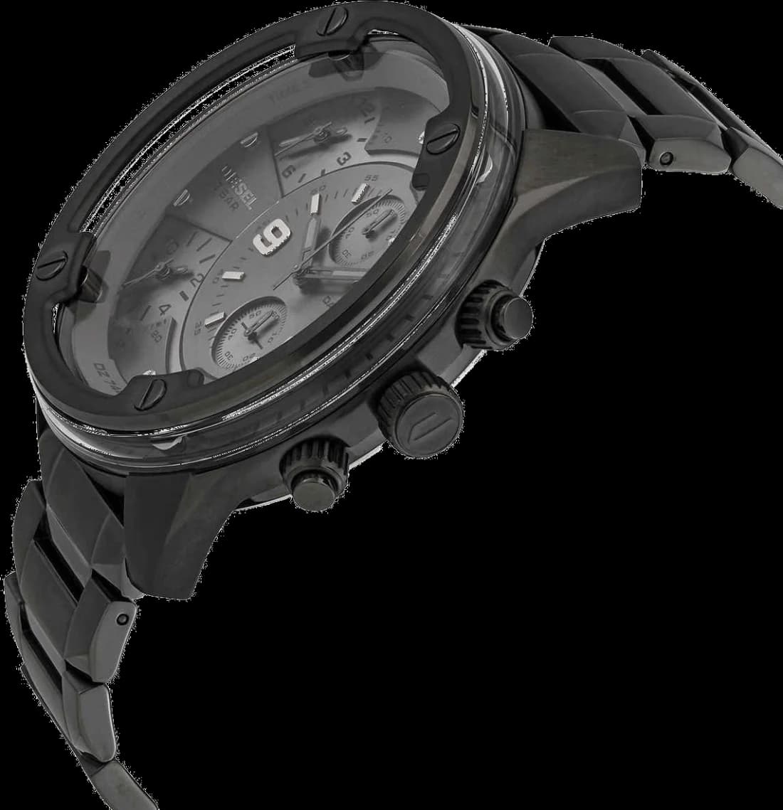 Le garde-temps Diesel DZ7426 vu de profil