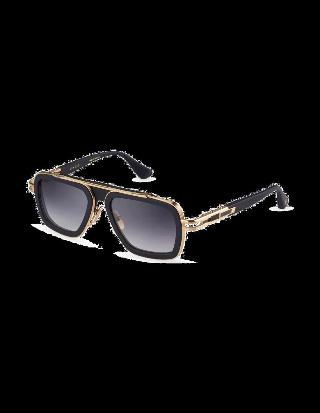 Garde-temps DITA DTS403-A-01 pour homme, lunettes DITA LXN-EVO DTS403 noires et dorées