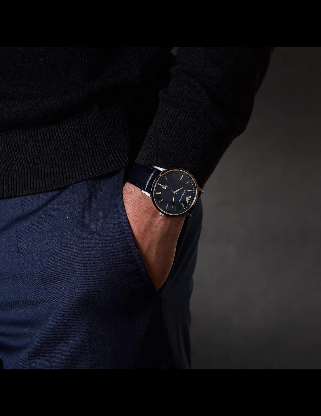 Fond du boîtier du garde-temps Emporio Armani AR11188