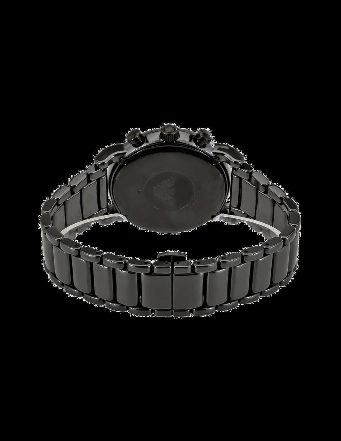 Zoom sur le cadran noir du Emporio Armani AR1507