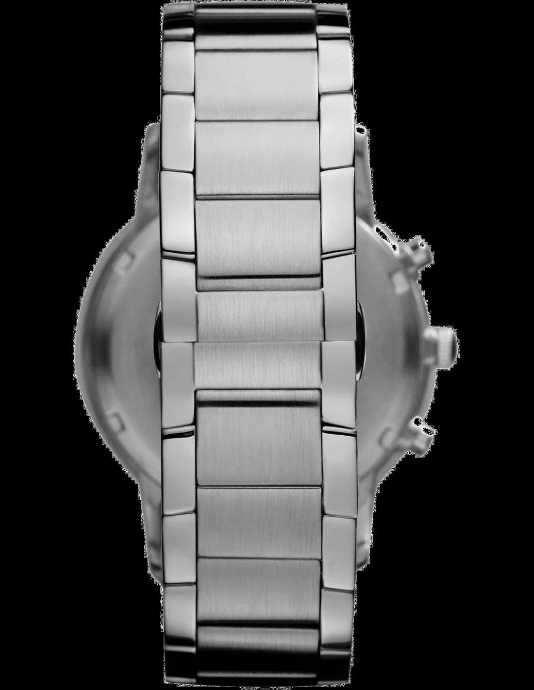 Zoom sur le cadran noir du Emporio Armani AR2460