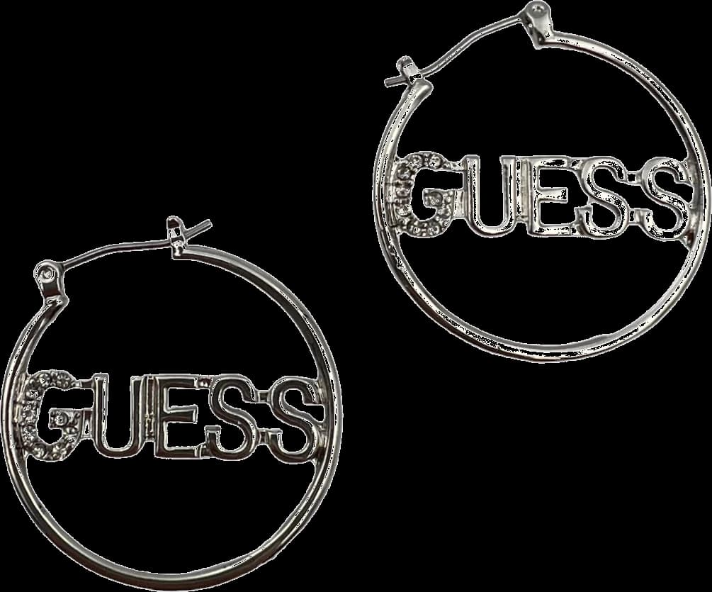 Garde-temps Guess 109793 pour femme, cadran absent, bracelet absent, argenté rond cristaux