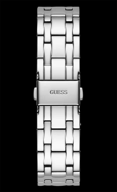 Détail du bracelet acier du Guess GW0440L1