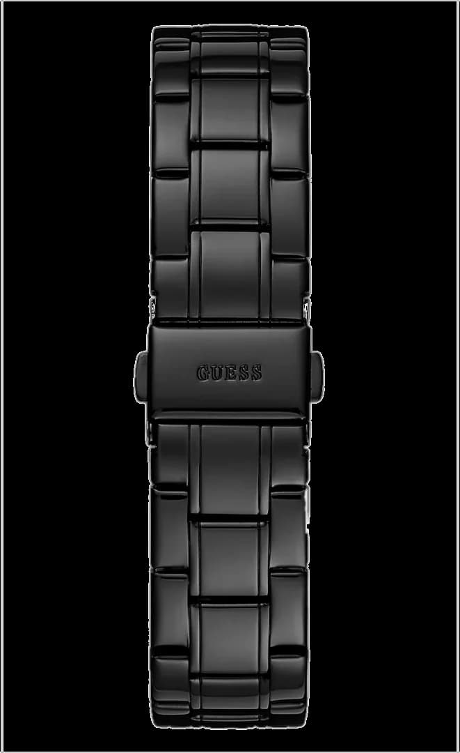 Zoom sur le cadran noir du Guess GW0111L4