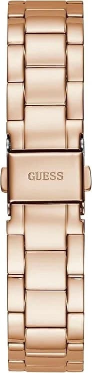 Zoom sur le cadran or rose du Guess GW0307L3