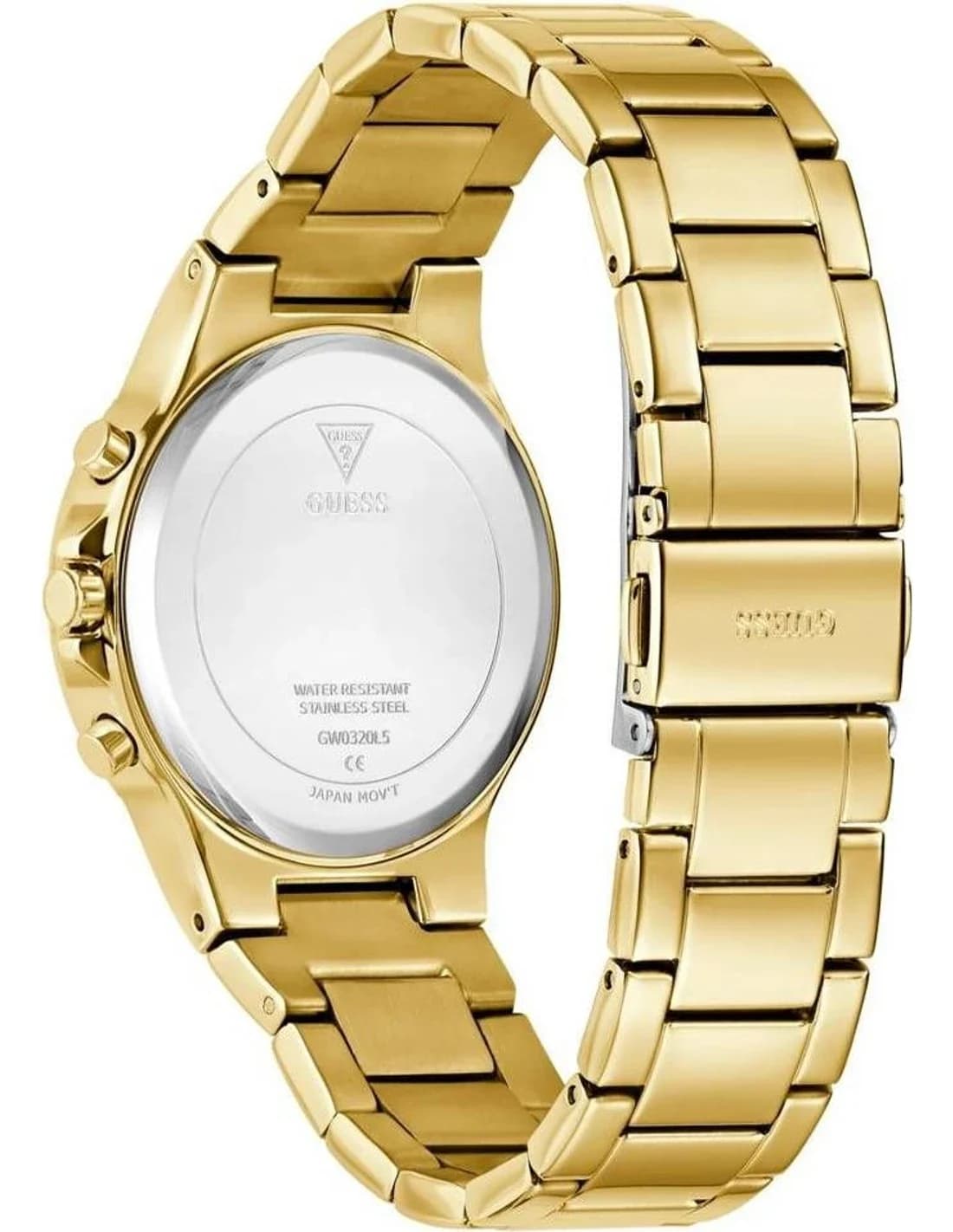 Zoom sur le cadran or du Guess GW0320L5