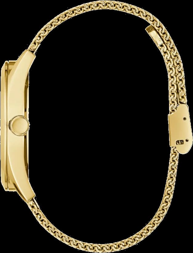 Zoom sur le cadran or du Guess GW0368G2