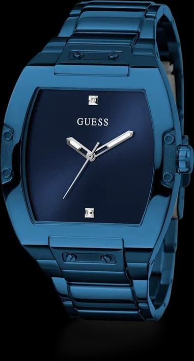 Le garde-temps Guess GW0387G4 vu de profil