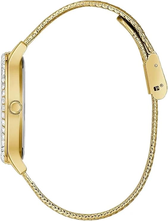 Zoom sur le cadran or du Guess GW0402L2