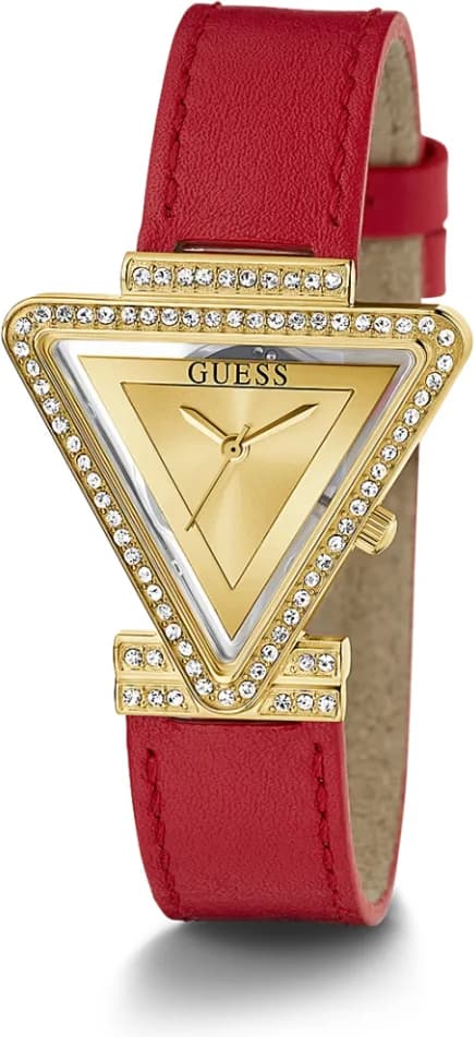 Détail du bracelet cuir du Guess GW0504L2