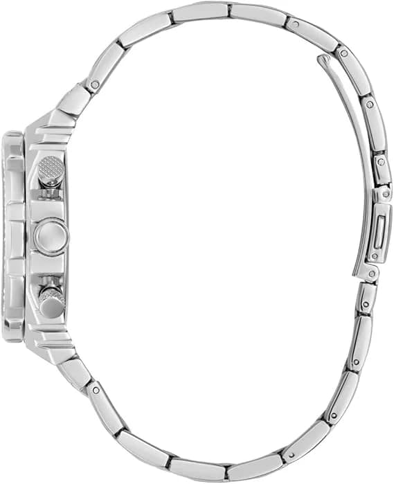 Zoom sur le cadran argent du Guess GW0552L1