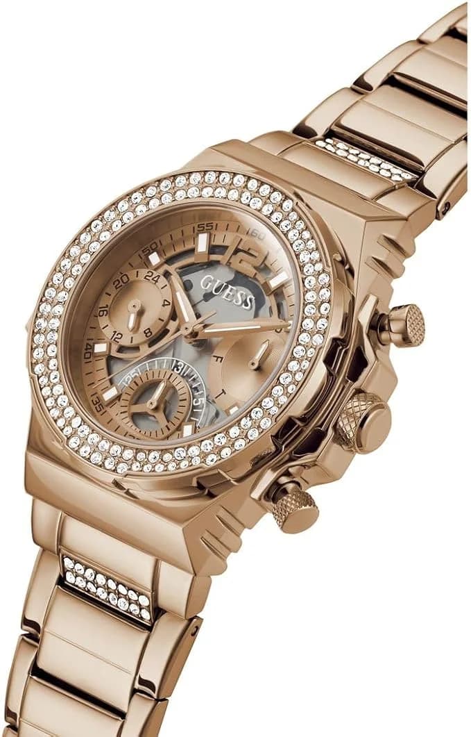 Le garde-temps Guess GW0552L3 vu de profil