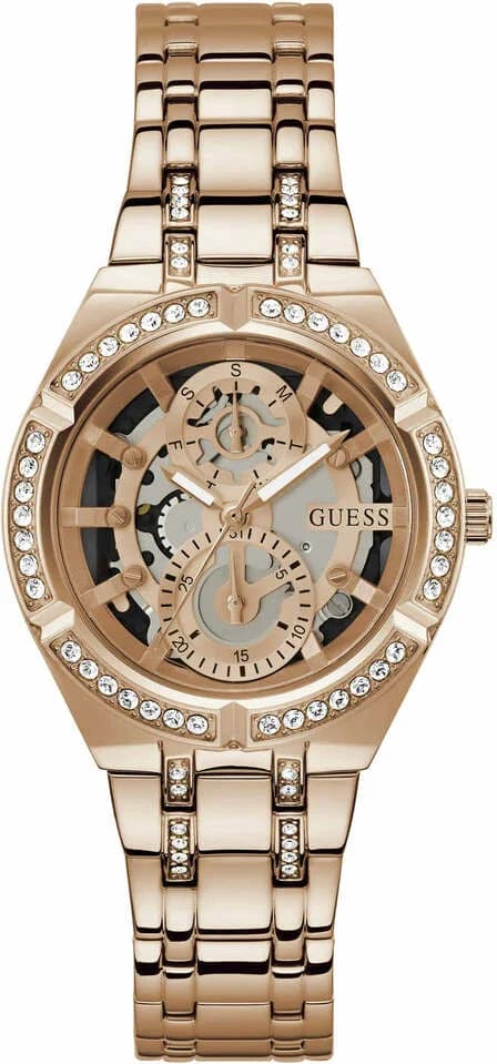 Montre Guess GW0604L3 femme cadran or rose bracelet acier