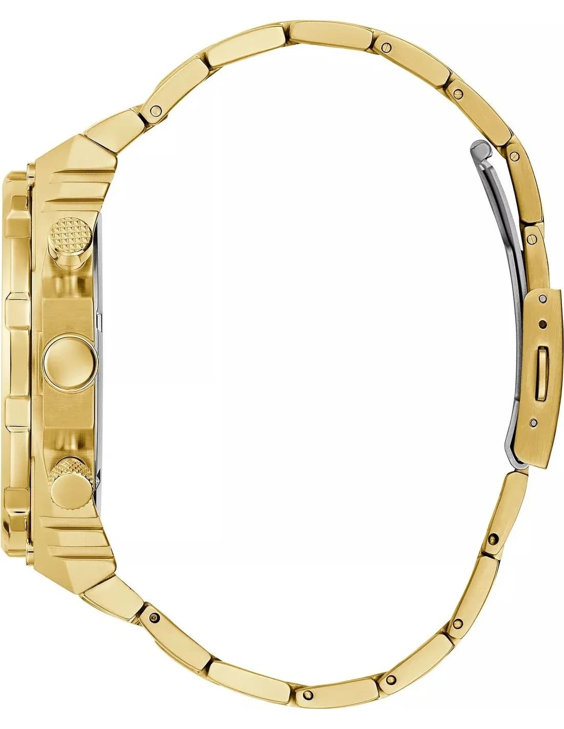 Zoom sur le cadran or du Guess GW0632G2