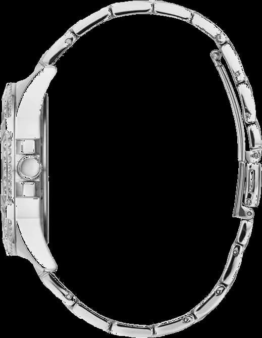 Montre-Bijou Guess W1156L1 pour Femme en Acier Argenté avec Strass vue 2