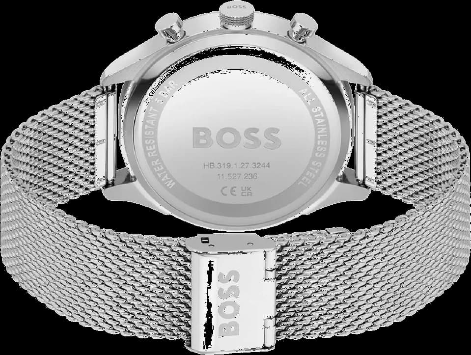 Zoom sur le cadran bleu du Hugo Boss 1514052