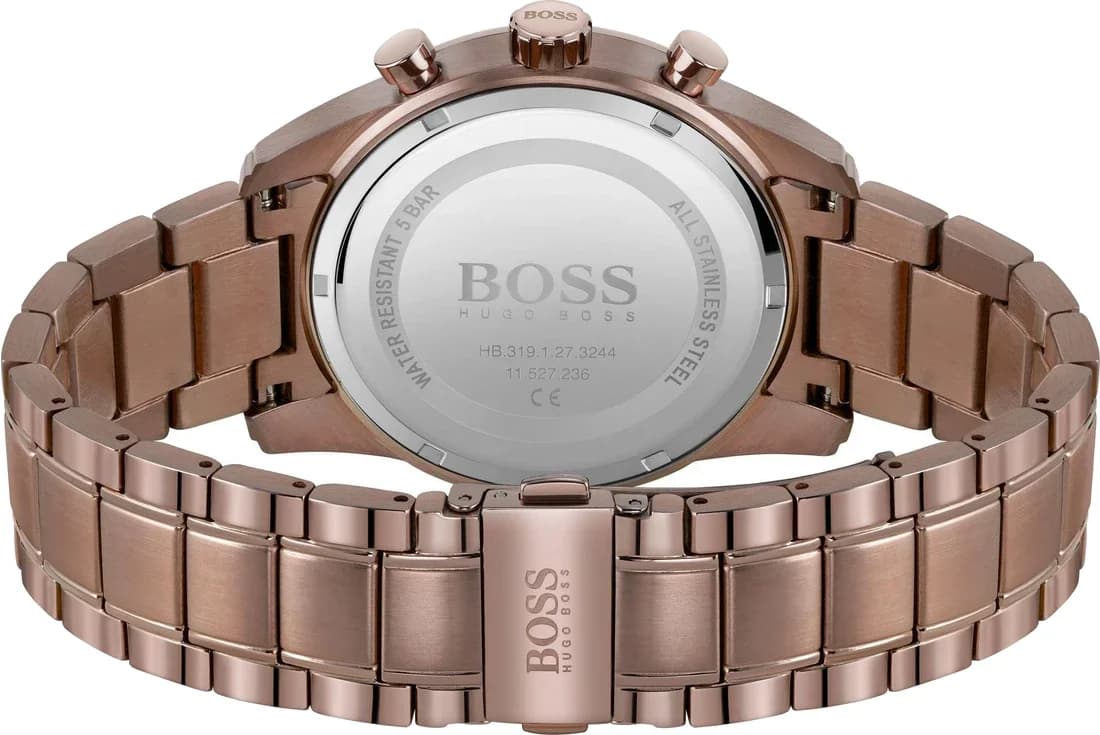 Zoom sur le cadran bleu du Hugo Boss 1513788