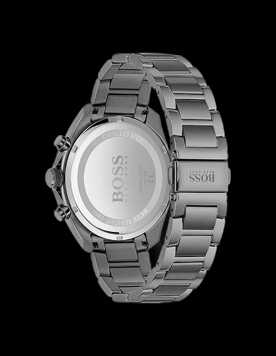 Zoom sur le cadran gris du Hugo Boss 1513858