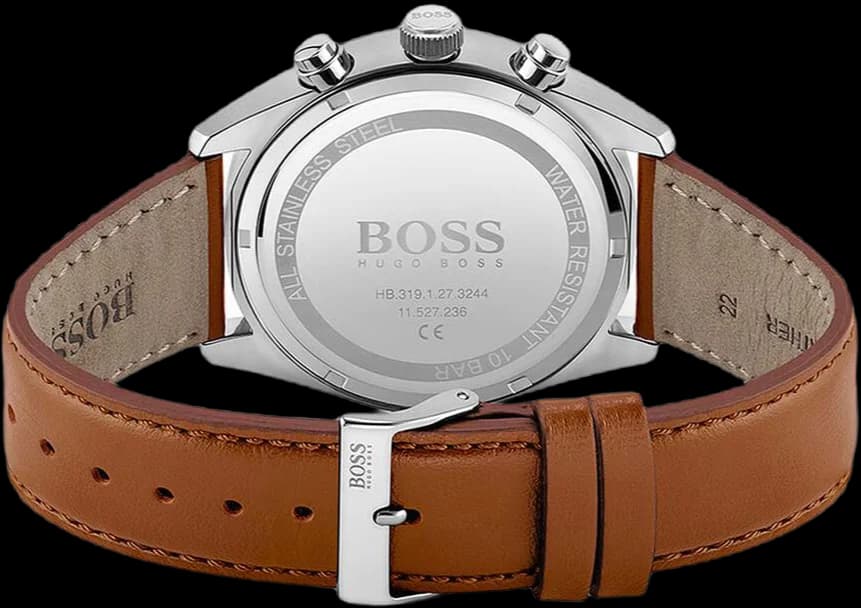Zoom sur le cadran blanc du Hugo Boss 1513879