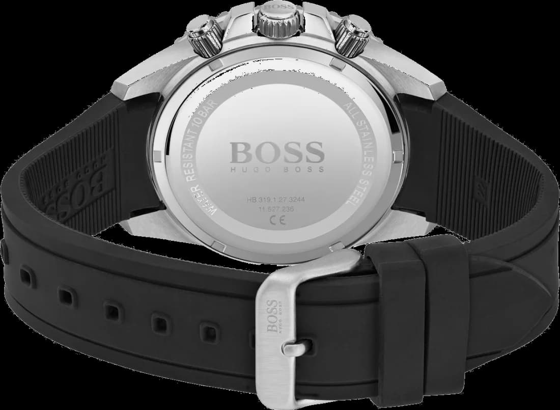 Détail du bracelet silicone du Hugo Boss 1513912