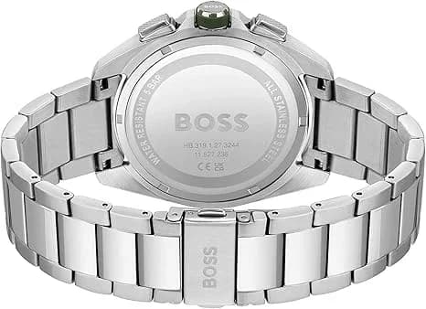 Zoom sur le cadran vert du Hugo Boss 1513951