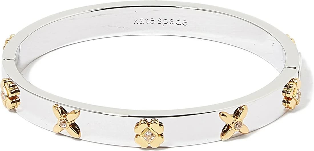 Garde-temps Kate Spade 111596S pour femme, bracelet jonc metal heritage bloom