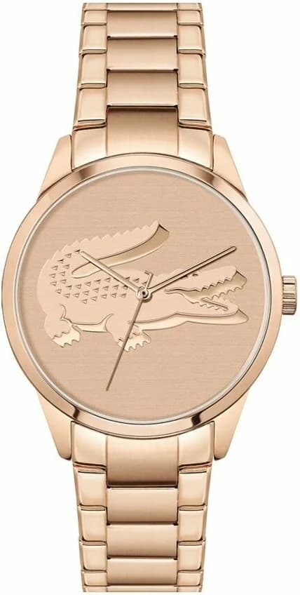 Garde-temps Lacoste 2001172 pour femme, cadran or rose et bracelet acier