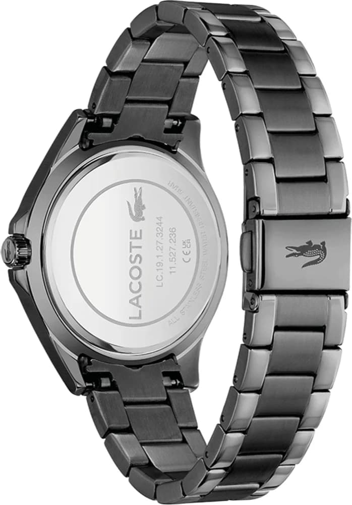 Zoom sur le cadran gris du Lacoste 2001224