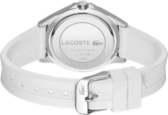 Zoom sur le cadran argent du Lacoste 2001225