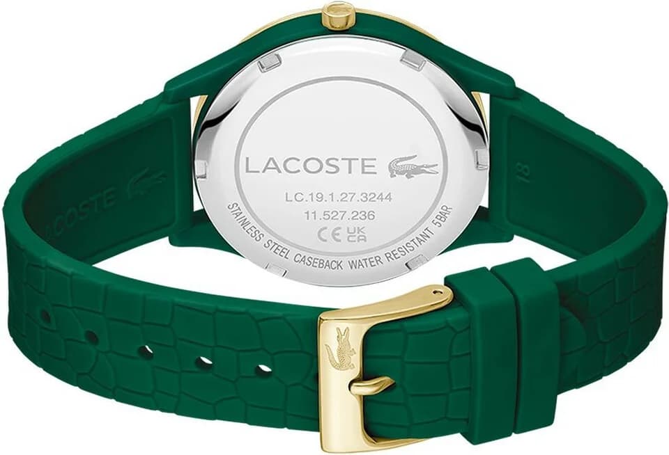Zoom sur le cadran vert du Lacoste 2001247