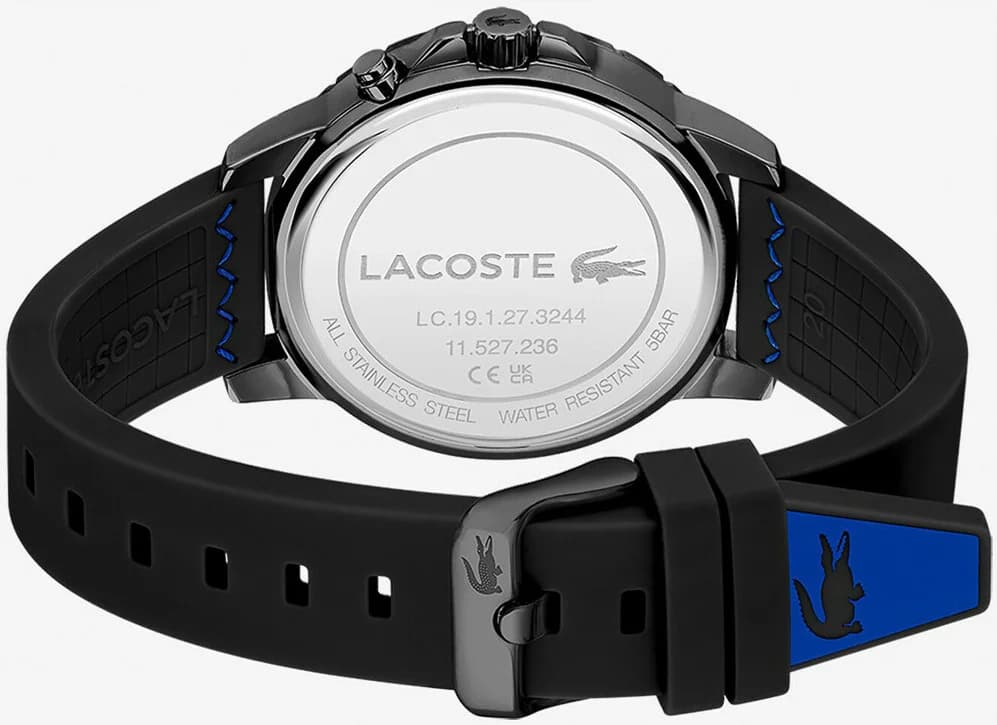 Zoom sur le cadran noir du Lacoste 2011206