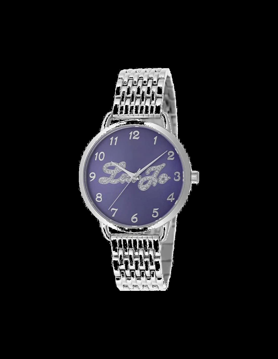 Garde-temps Liu Jo Luxury TLJ1029 pour femme, cadran violet et bracelet acier